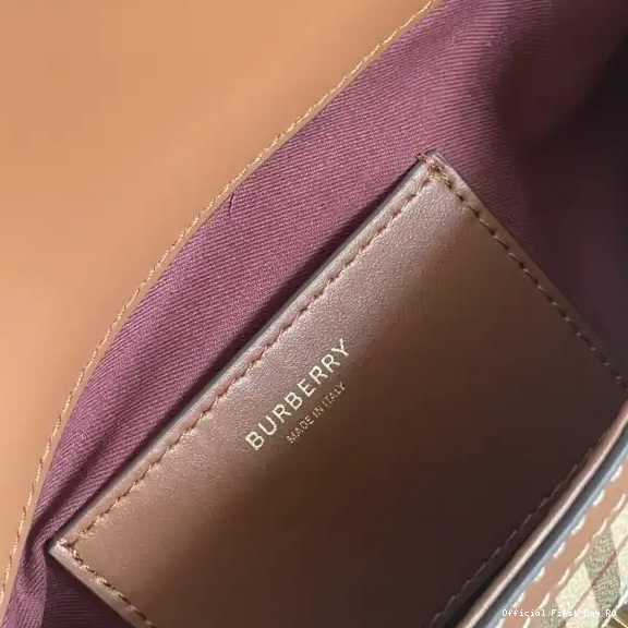 Official FirstBag Ru Top Note Handle Bag-24*8*14cm BURBERRY 0608